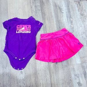 Under Armour Girl Cheerleading Outfit